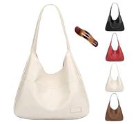 Generico Ooomay Bag, Ooomay Maya Shoulder Tote Bags, Ooomay Tote Bag for Women, Soft Vegan Leather Trendy Stylish Versatile (white)