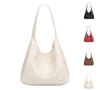 Generico Ooomay Bag, Ooomay Tote Bag, Vegan Leather Tote Handbags, Casual And Simple, for Women Travel (White)