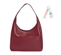 Generico Ooomay Maya Tote Bag, The Maya Shoulder Bag by Ooomay, Vegan Leather Trendy Soft Spacious Yet Slim Design (red)