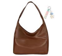 Generico Ooomay Maya Tote Bag, The Maya Shoulder Bag by Ooomay, Vegan Leather Trendy Soft Spacious Yet Slim Design (brown)