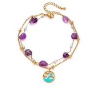 Generico OovaaH Incantevole Bracciale Donna Sirena in Acciaio Inossidabile Color Oro Un Capolavoro di Eleganza e Raffinatezza, il Regalo Perfetto per la Donna Che Ami