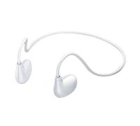 Genérico Open Ear Earbuds - Air Conduction lubluetooth Headphones | Wireless Ear-Hook Style, IP68 Waterproof, Ultra-Long Battery Life, Sports, Stereo Sound, Comfortable Fit | White