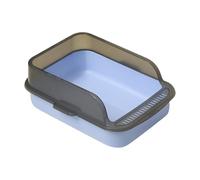 Generico Open Litter Box,Odor Control Hygienic Leak-Proof Cat Pan | Easy To Clean Kitten Toilet, Littter & Housetraining High Sided Litter Box For Home, Indoor Use Pets, Kittens