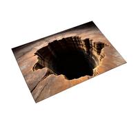 Generico Optical Illusion Rug, 3D Rugs Optical Illusion, Rug That Looks Like A Hole - Non-Slip Doormat for Entrance Entryway Kitchen Bathroom