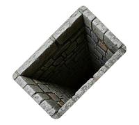 Genérico Optical Illusion Rug | Non-Slip Quick Dry Fun Decoration | Optical Illusion Door Mat | for Birthday Thanksgiving Holiday New Year Party Eve Home Entryway Living Room Bedroom Hallways