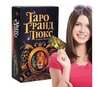 Generico Oracle Tarot Deck, Divination Card Set, 4.06 Inches Cards with Instruction Feature, Tabletop Game Accessory with Sturdy Build, Card Gear with Elegant Look, Deck Kit for Magicians and Lovers