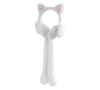 Genérico Orecchie Coniglio Cartoni Animati - Scaldaorecchie Morbidi Di Capelli Falsi, Tibie Con Orecchie Mobili | Protezione Auditivo Inverno, Sport Della Neve, Pattinaggio, Giovani, Bambini