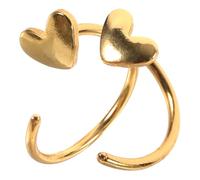 Generico Orecchini a Cerchio Cuore Donna Piccoli Orecchini a Mezzo Cerchio Leggeri alla Moda per Cartilagine Design Retrò Versatile per Ogni Occasione