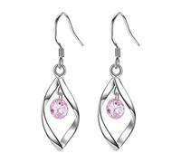 Generico Orecchini A Ragno ragazze adolescenti Orecchini alla con borchie piercing Basi per Orecchini A Perno (5-Pink, One Size)