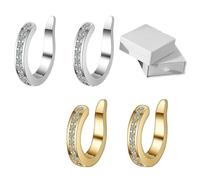 Generico Orecchini Per Orecchie A Sventola, Orecchie A Sventola Correttori, Clip On Earrings, Ear Correctors, No Hole, Portable Adjustable Ear Corrector For Women (A)