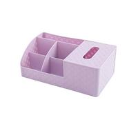 Generico Organizer Cosmetici Multifunzione in Plastica Resistente Porta Fazzoletti e Make Up per Scrivania Nordico per Casa e Ufficio