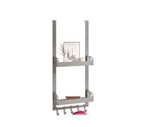 Generico Organizer Da Appendere Alla Porta, Ripiani For Della Dispensa Con 1/2 Cestini E 5 Ganci For La Camera Letto Del Bagno(Color2,30x12x72cm)