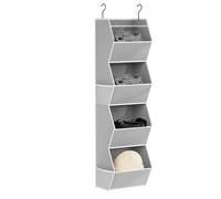 Generico Organizer da armadio per vestiti | Grucce 4 livelli tessuto non tessuto,Organizzatore per Armadio Capiente,per Borse, Scarpe, Asciugamani, Cappelli, Abbigliamento, Casa, Camera da