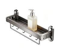 Genérico Organizer da doccia con ventose, mensola da parete per articoli da toeletta, organizer interno da doccia, per shampoo, balsamo, gel da bagno, detergente per il viso, bagno domestico