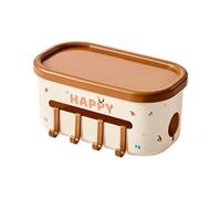 Generico Organizer Da - Scatola Portaoggetti Sospesa In PP 26,9x17,6x12,5 Cm | Ganci Per Supporto Remoto Per Cestino Sul Comodino | Di Archiviazione Per Una Facile Organizzazione, Casa