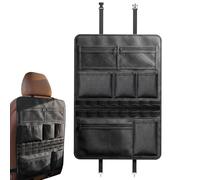 Generico Organizer Da Schienale Auto,Regolabile Pieghevole 600D Oxford Antimacchia | Copertura Proteggi Schienale Sedile | Per Viaggi in Famiglia Campeggio SUV Van Berlina Bottiglie Snack Giocattoli