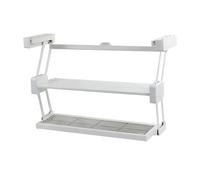 Generico Organizer For Armadietto Estraibile, Di Portapiatti E Portaspezie In Metallo, For Cucina, Dispensa, Bagno(Color2,610x210x440mm)