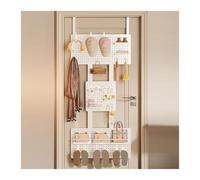 Generico Organizer For Porta Separabile Da Appendere Con 6 Cestini Tasche Visive E Ganci, Ripiano For Portaoggetti Sul Retro Del Cestino Sospeso