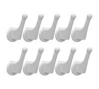 Genérico Organizer Hooks - 10 pezzi no?Drilling Heavy Duty Radiator Hooks For Robe | For Home, Bathroom, Dormitory, Hotel, Restaurant, Apartment, Handbag, Coat, Grocery, Clothes, And Robe