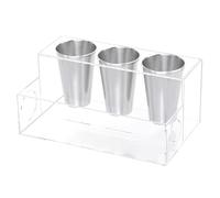 Generico Organizer per Apparecchi per Capelli - Cosmetico Acrilico Trasparente, Porta Strumenti per Acconciature, Organizer da Scrivania, Morbido Scaffale Multi-Sezione | per Il Bagno Vanity Contro