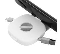 Genérico Organizer per caricabatterie - Portatile 2 in 1 Gestione dei Cavi, Gestione dei Cavi USB per Ordinare, per Elettronica USB Cuffie Portatile Viaggio Ufficio Lavoro, bianco, Consulte la