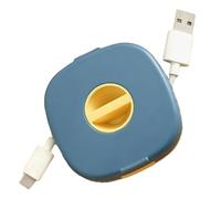 Genérico Organizer per cavi di ricarica | Portatile 2 in 1 Gestione dei cavi - Gestione USB per l'ordinamento - per viaggi e ufficio, blu, Consulte la descripción, Vedere la descrizione