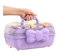 Generico Organizer Per Elastici Per Capelli, Scatola Per Fiocchi Per Capelli Per Ragazze, Organizzatore Di Archiviazione A Tre Strati Con Manico Portate Per Da Cucito, Unghie, Per Capelli