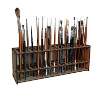 Generico Organizer Per Pennelli - Supporto pennello Pittura Con 67 Fori | Portapennelli Da Modellismo