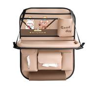 Generico Organizer per Schienale Auto,Portaoggetti Multifunzione Impermeabile Antiscivolo Con Vassoio,Portaoggetti Sedile Auto | Per Baule Viaggio Campeggio SUV Tazze Snack Passeggeri Posteriori