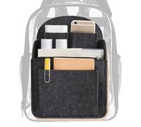 Genérico Organizer per zaini - Organizer multifunzione con cerniera, divisore portaoggetti con tasche multiple per accessori elettronici tablet telefoni ombrelli