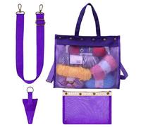 Generico Organizer Porta Filati Per Lavori A - Kwiecisty Boho,Borsa Tote Per Ferri Da E | Per Di