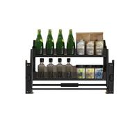 Generico Organizzatore Di Stoccaggio For Pensile Da Cucina Superiore, Ripiano Scorrevole For Portaspezie For Carichi Pesanti A 2 Livelli, For Mobili Da Bagno Da Cucina(510x270x535mm)