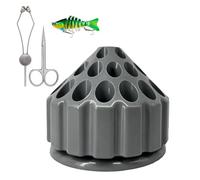 Generico Organizzatore per Artificiali - Stazione per Attrezzatura da Pesca A Mosca | Porta Bacchette da Pesca Antiscivolo per Casa Laboratorio Viaggio Tornei