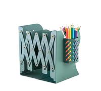 Generico Organizzatore per libreria da scrivania, libreria da scrivania piccola, Organizzatore per scaffali per libri da scaffale telescopico da tavolo, Libreria da in metallo, organizer da