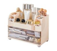 Generico Organizzatore Trucco Per Toeletta | Ripiano Organizzatore per Cosmetici da Scrivania, Con Cassetto Per Cosmesi Gioielli Medicinali Cassettiera Bagno Cucina