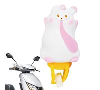 Generico Ornament for Bike Handlebar, Bike Handlebar Figurine Cartoon Animal, Accessory for Scooter Cycling Riding Kids Outdoors Sports Motor STEM Motorcycle Helmet