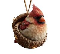 Generico Ornamenti Ghiande Animali Foresta, Ornamenti Natalizi Acrilico Animali Foresta, Graziose Ghiande Boschi Decorazioni Natalizie Animalis, Pendenti Animalis Boschi Decorazioni L'Albero Natale