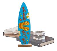 Generico Ornamenti Tavola Da Surf - Legno 21x6cm | Surf -Degna | Insegne Surfe Decorative Sbalorditive | Arte Murale Rustica Da Spiaggia Per Casa, Bar, Caffè E Feste Estive