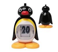 Generico Ornamento del calendario dei pinguini - Design retrò di bambola animale | Pressante decorazione per il calendario perpetuo | Regalo di figurina del | Giocattolo calenndar vintage per c