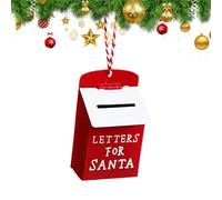 Generico Ornamento per Cassetta Postale, Ornamento Natalizio per Cassetta Postale in Ferro | Lettere a Babbo Natale Cassetta,Decorazioni per L'Albero di Natale della Piccola della Posta, ornam