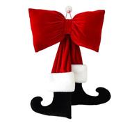 Generico Ornements De Noël - Pendentifs Rigolos Jambes En Nœud Extra-Larges | Décoration Suspendue pour Sapin Ou Maison | pour Mur Fenêtre Porte Plafond Salon Chambre Fête