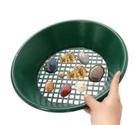 Generico Oro Mining Paning - Strumento di screening minerario Portatile | Classificatore impilabile Gold Prospecting Pan | Strumento per Il Tesoro ricreativo Caccia alla Spiaggia Geologo hobbista