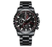 Genérico Orologi classici da uomo: bracciale in acciaio, con grande, accessorio elegante, design impermeabile e durevole, funzione coda lunga | diario ele, a, Vedi la descrizione, Bracciale