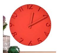 Generico Orologi Da Parete Per La Camera Da, Orologio con Numeri 3D e Texture in Cemento da 30 Centimetri, Decorazione per Parete del Soggiorno, Per Soggiorno Cucina Ufficio Camera Da Aula Fattoria