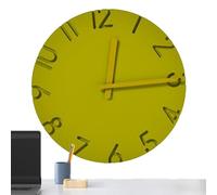 Generico Orologi Da Parete Per La Camera Da | Orologio con Numeri 3D e Texture in Cemento da 30 Centimetri - Decorazione Da Parete Decorativa - Per Soggiorno Cucina Ufficio Camera Da Aula Fattoria