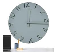 Generico Orologi Da Parete Per La Camera Da - Orologio Da 30 Centimetri Con Numeri 3D E Texture Cemento,Decorazione Da Parete Decorativa,Per Soggiorno Cucina Fattoria Ufficio Camera Da E Aula