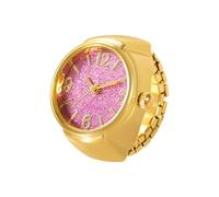 Generico Orologi Per - Orologio Per In Quarzo Elastico Vintage | Women Ring Watch | Timereading A Gradiente Multicolore, Display Temporale Accurato, Compleanno Adatto, Laurea, Anniversario, Regali Di