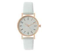 Genérico Orologio Analogico - Orologi Casual da Donna | Accessori Precisi E Impermeabili | Accessori Impermeabili E Precisi per Signore, Studenti, Fidanzate, Viaggi, Lavoro, Scuola, Cum, bianco