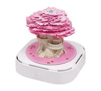 Genérico Orologio Calendario | Albero Casa Sognante | Blocco Note 3D Sculturale Rimovibile | per Camera da Letto Libreria Studio Adolescenti Bambini Ragazze