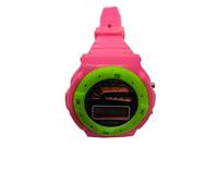 Generico Orologio da polso con cinturino in plastica o silicone, modelli unisex, giovani e colorati disponibili in vari modelli e colori, articolo vintage originale 5 pezzi (Quasar)